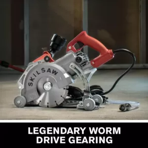 SKILSAW 7 in. 15 Amp Corded Medusaw Aluminum Worm Drive Circular Saw for Concrete