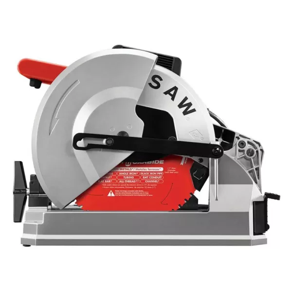 SKILSAW 12 in. 15 Amp Corded Electric Dry Cut Saw for Metal Cutting with Diablo 60-Tooth Cermet-Tipped Carbide Blade