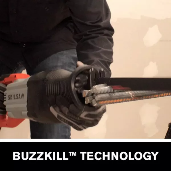 SKILSAW 15 Amp Heavy-Duty Reciprocating Saw with Buzzkill Technology