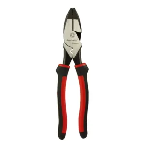 Southwire 9 in. Hi-Leverage Side Cutting Pliers with Crimp-Tape Puller
