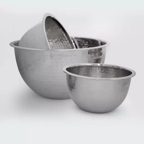 ExcelSteel 5 Qt. Professional Stainless Steel Hammered Mixing Bowl