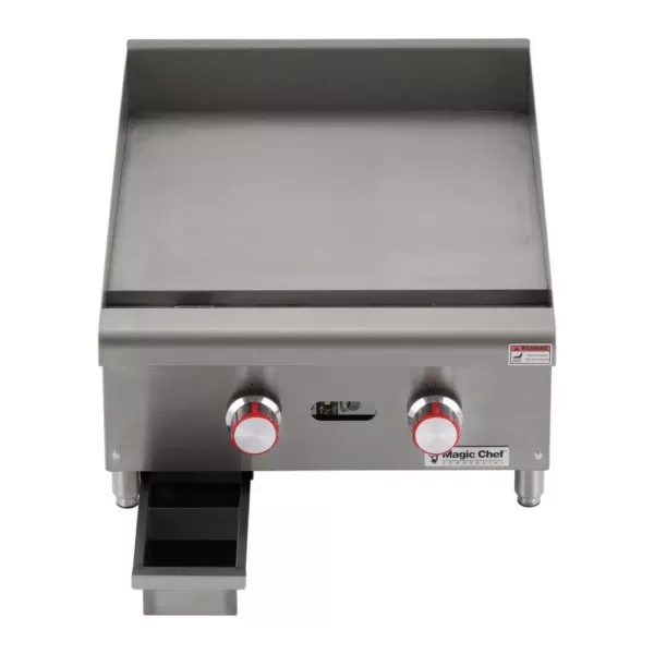 Magic Chef Commercial 24 in. Manual Countertop Griddle