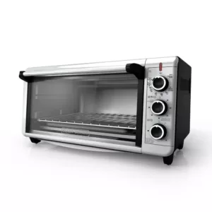 BLACK+DECKER 8-Slice Extra-Wide Convection Toaster Oven, Stainless Steel