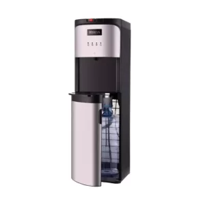 Brita Bottom-Loading Water Cooler with Built-In Filter, Stainless-Steel, Never Buy Plastic Bottled Water Again