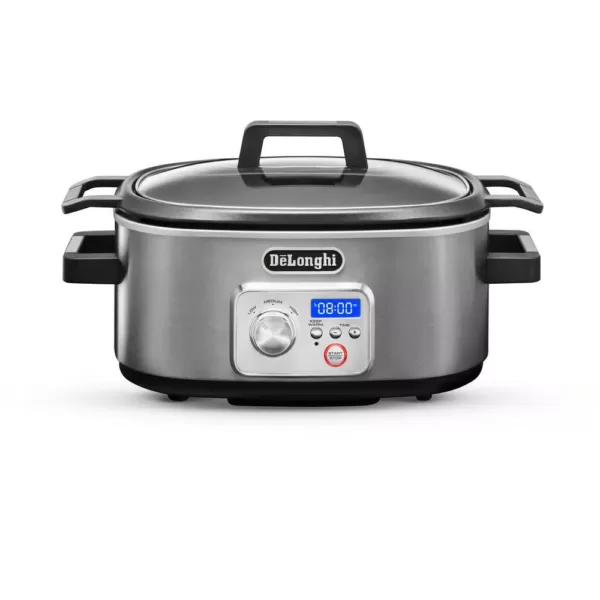 DeLonghi Livenza 6 Qt. Programmable Slow Cooker with Stovetop-Safe Pot