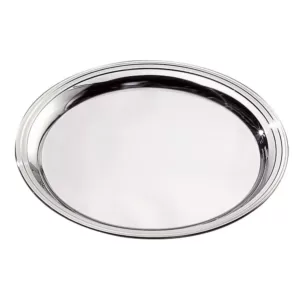 Elegance Stainless Steel 18/10 Heavy Duty Round Tray