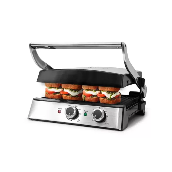 Elite 99 sq. in. Stainless Steel Indoor Grill and Griddle