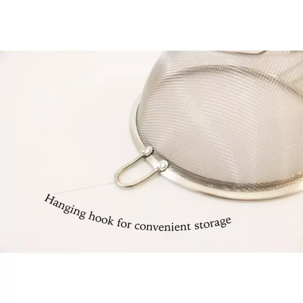 ExcelSteel 9 in. Stainless Mesh Strainers with Long Riveted Handle