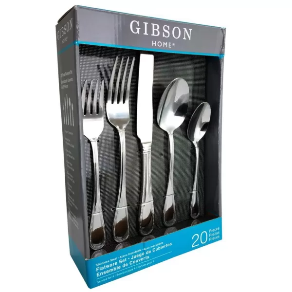 Gibson Home Graylyn 20-Piece Stainless Steel Flatware Set (Service for 4)