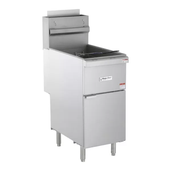 Magic Chef 35 Qt. Stainless Steel Commercial Propane Gas Fryer