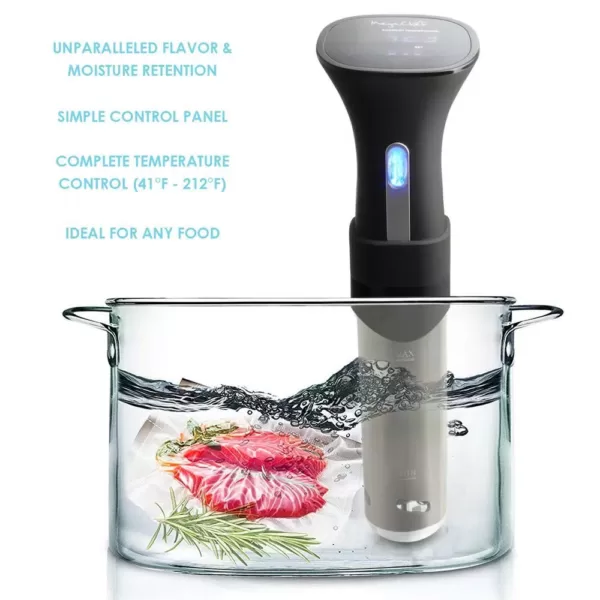 MegaChef Immersion Circulation Precision Stainless Steel Sous-Vide Cooker