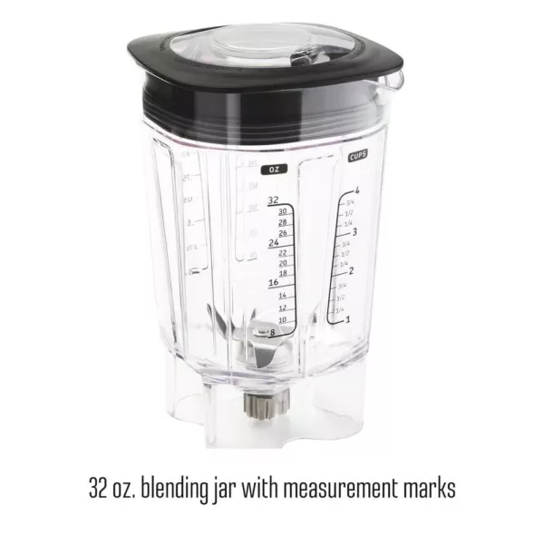Weston Pro Series 32 oz. 11-speed with Sound Shield and 20 oz. Travel Jar Stainless Steel Blender