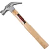 Stalwart 16 oz. Natural Hardwood Claw Hammer with a 10 in. Wooden Handle