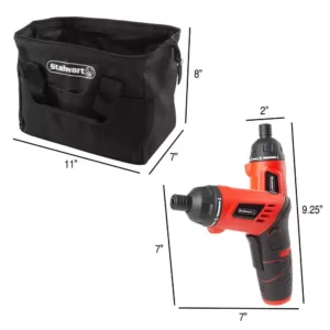 Stalwart 3.6-Volt Lithium-Ion Cordless 1/4 in. Electric Screwdriver (101-Piece)