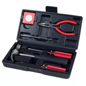 Stalwart Multipurpose Car and Office Black Tool Kit (7-Piece)