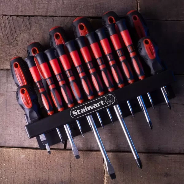 Stalwart Screwdriver Set with Magnetic Tips (18-Piece)
