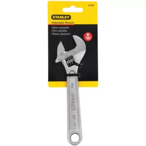 Stanley 6 in. Adjustable Wrench
