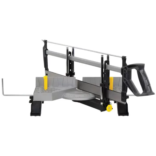 Stanley 27.75 in. Adjustable Angle Clamping Miter Box with 22 in. Saw