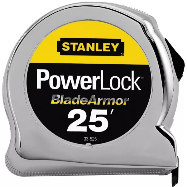 Stanley PowerLock 25 ft. x 1 in. Tape Measure with Blade Armor Coating
