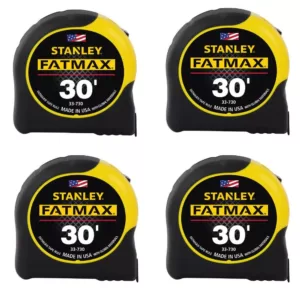 Stanley FATMAX 30 ft. x 1-1/4 in. Tape Measure (4-Pack)