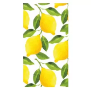 Sugar Plum Party 32-Piece Lemons Assorted Disposable Paper Napkin