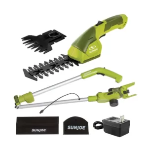 Sun Joe 7.2-Volt 2-in-1 Cordless Grass Shear and Hedge Trimmer with Extension Pole