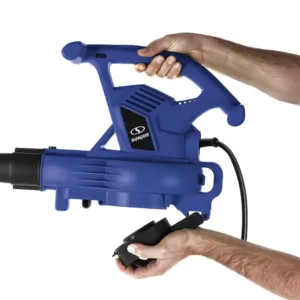 Sun Joe 240 MPH 300 CFM 13 Amp Electric Handheld 3-in-1 Leaf Blower/Vacuum/Mulcher, Blue