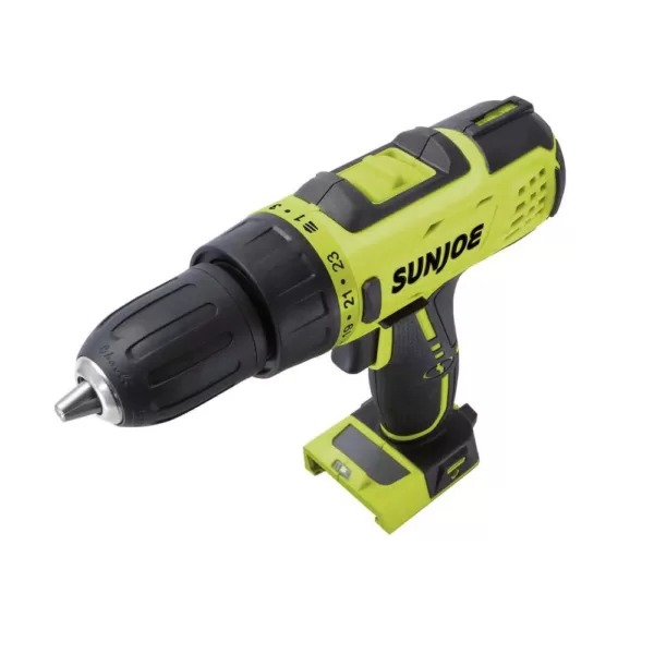 Sun Joe 24-Volt Lithium-iON Cordless 0.5 in. Drill/Driver (Tool-Only)