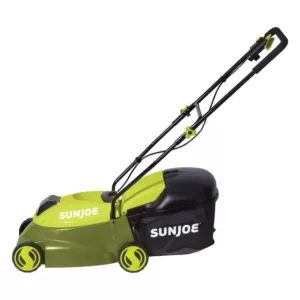 Sun Joe 14 in. 28-Volt Brushless Cordless Walk-Behind Push Mower Kit with 5.0 Ah Battery + Charger
