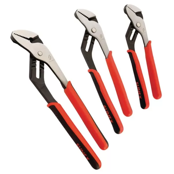 SUNEX TOOLS Tongue and Groove Pliers Set (4-Piece)