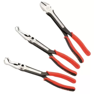 SUNEX TOOLS Heavy-Duty Hose Gripper and Cutting Pliers Set (3-Piece)