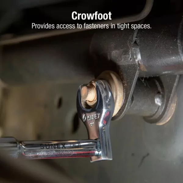 SUNEX TOOLS Crowfoot Wrench Set