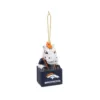 Team Sports America Denver Broncos 1-1/2 in. NFL Mascot Tiki Totem Christmas Ornament