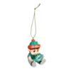 Team Sports America Miami Dolphins 2 in. NFL New Lil Fan Christmas Ornament