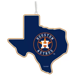 Team Sports America Houston Astros 5 in. MLB Team State Christmas Ornament