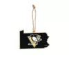 Team Sports America Pittsburgh Penguins 5 in. NHL Team State Christmas Ornament