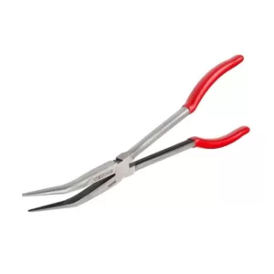 TEKTON 11 in. Long Reach 45-Degree Bent Nose Pliers