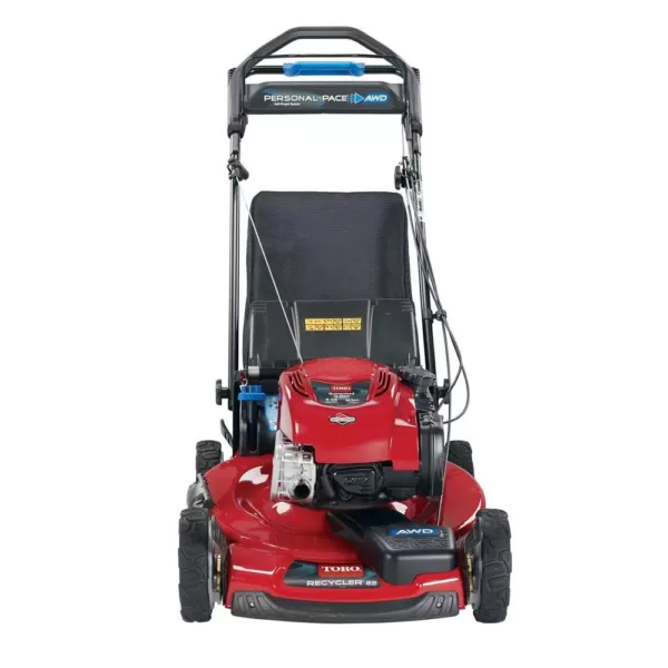 Toro Recycler 22 in. All-Wheel Drive Personal Pace Variable Speed Gas Self Propelled Mower with Briggs and Stratton Engine
