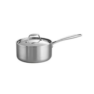 Tramontina Gourmet Tri-Ply Clad 3 qt. Stainless Steel Sauce Pan with Lid