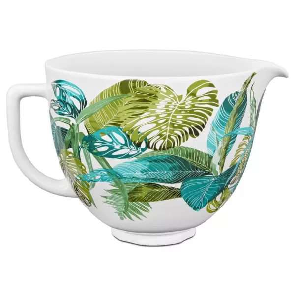 KitchenAid 5 Qt. Tropical Floral Patterned Ceramic Bowl