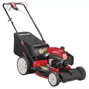 Troy-Bilt 21 in. 159 cc Gas Walk Behind Self Propelled Lawn Mower with Check Don't Change Oil, 3-in-1 TriAction Cutting System