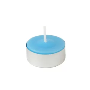 Zest Candle 1.5 in. Turquoise Citronella Tealight Candles (100-Box)