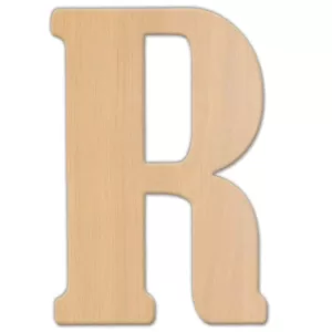 Jeff McWilliams Designs 15 in. Oversized Unfinished Wood Letter