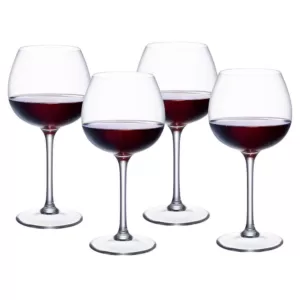 Villeroy & Boch Purismo 18.5 oz. Lead Free Crystal Full Bodied Red Wine Glass (4-Pack)