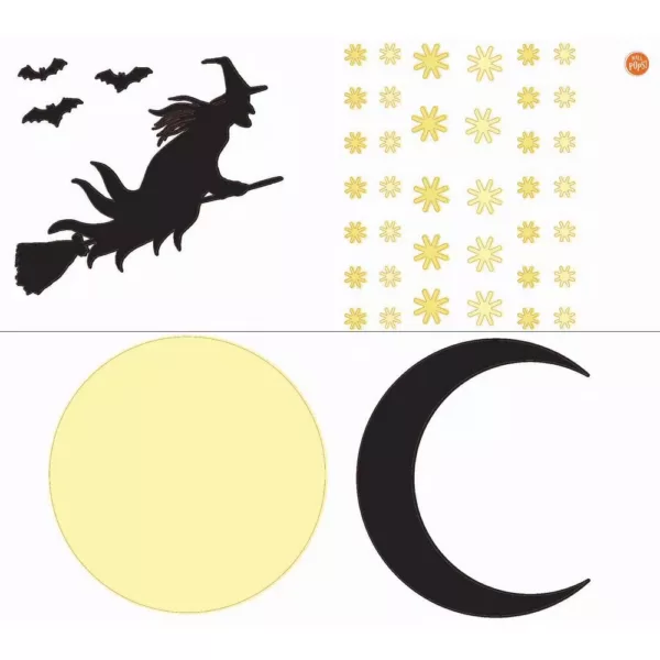 WallPops 39 in. x 34.5 in. Witch Large Wall Art Kit