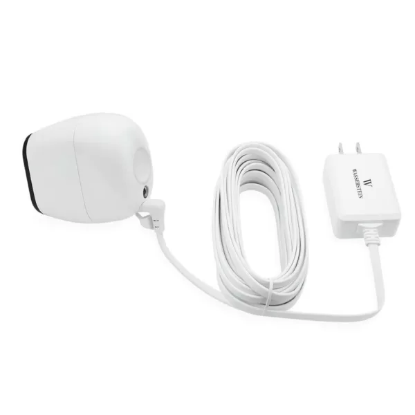 Wasserstein Arlo Pro, Pro 2 and GO Outdoor Weatherproof Charger - 16 ft. Quick Charge 3.0 Power Adapter for Cameras (2-Pack, White)