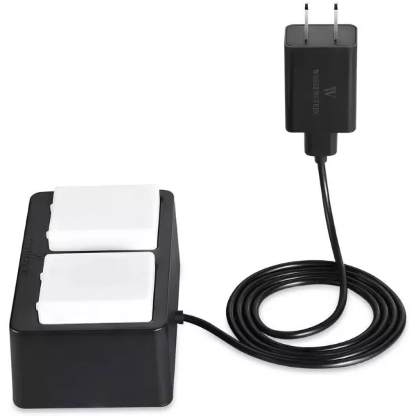 Wasserstein Arlo Ultra/Ultra 2 and Pro 3/Pro 4 Battery Charging Station with 3.2ft. Micro USB Cable (Not for Arlo Pro/Pro 2) (Black)