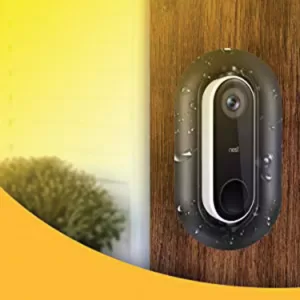 Wasserstein Weather and UV-Resistant Wall Plate and Adjustable-Angle Wall-Mount Bundle for Nest Hello Video Doorbell