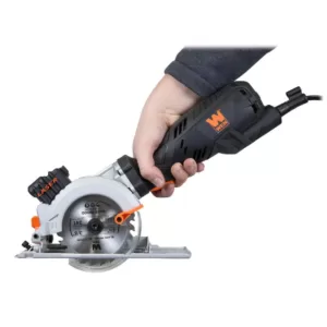 WEN 5 Amp 4-1/2 in. Beveling Compact Circular Saw with Laser and Carrying Case