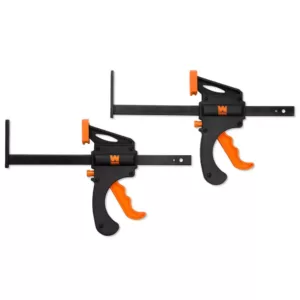 WEN 7.5 in. Quick Release Track Saw Clamps (2-Pack)